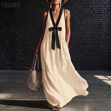 Barshaunna Turner Color-Block Draped-Neck Dress | Holiday Ease