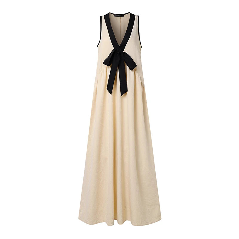 Barshaunna Turner Color-Block Draped-Neck Dress | Holiday Ease